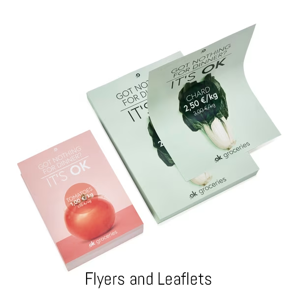 flyers and leaflets