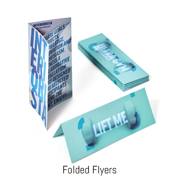folded flyers